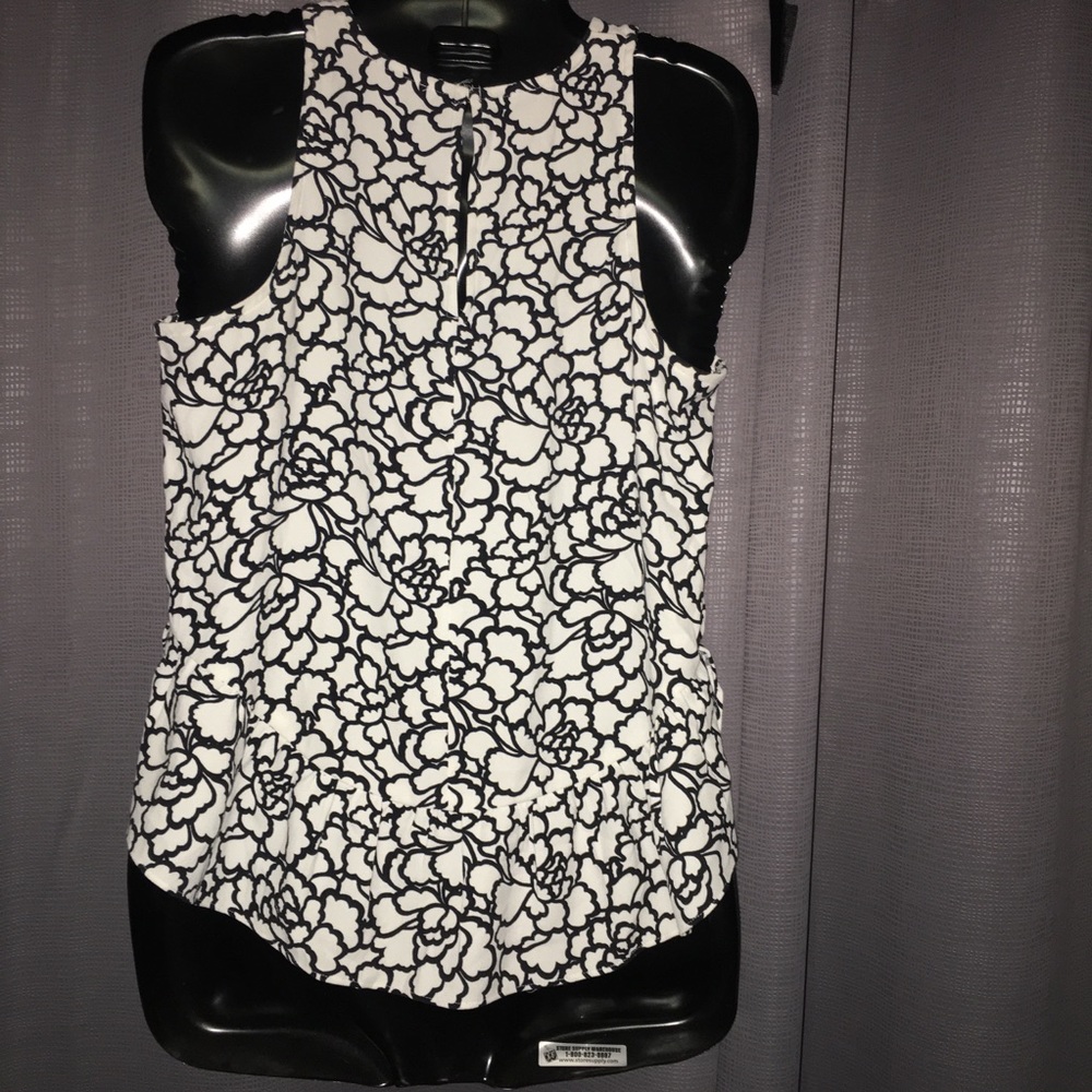 Ann Taylor ruffled shell.